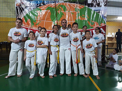 Troca de cordão e Batizado da Capoeira